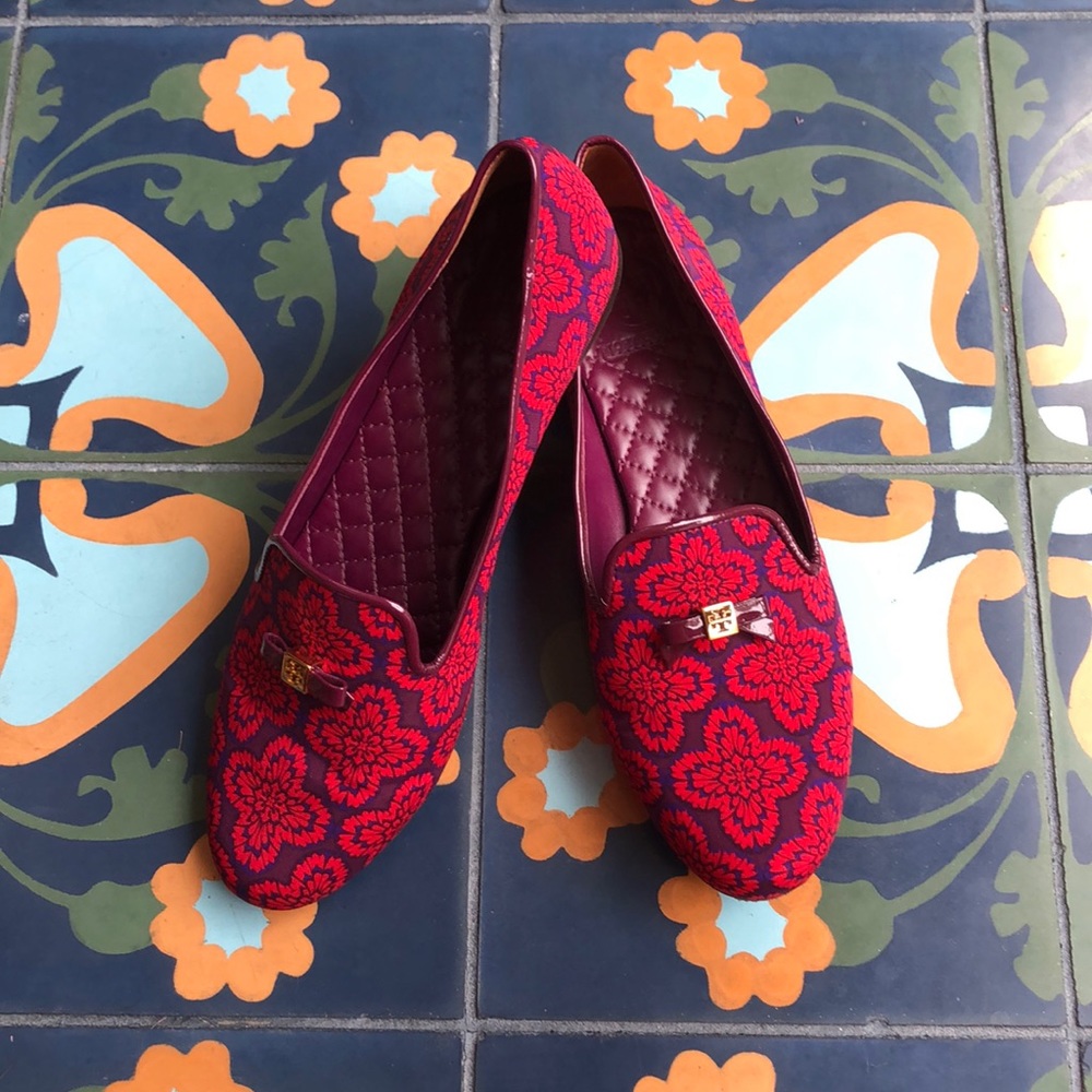 Tory Burch Chandra Canvas Loafers